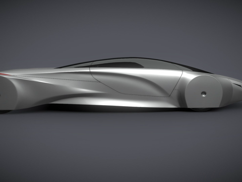  概念车 033 - 公共领域 (CC0)3d模型 