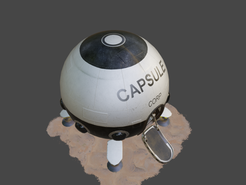  胶囊公司3d模型3d模型 