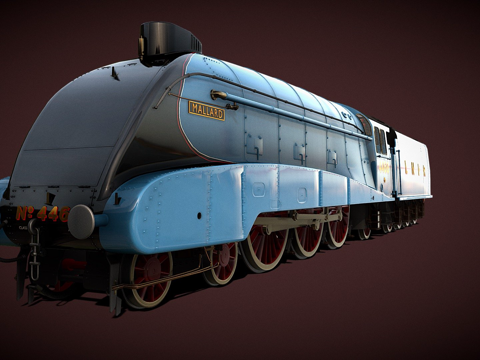  火车 - A4级 LNER 野鸭3d模型 