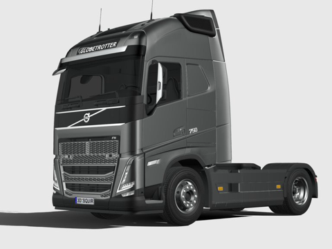  沃尔沃FH16 2020年款3d模型 