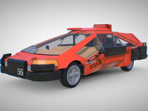  xx旧版xx 银翼杀手德卡德的轿车3d模型 