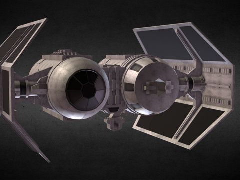  星球大战 - TIE-sa 轰炸机3d模型 