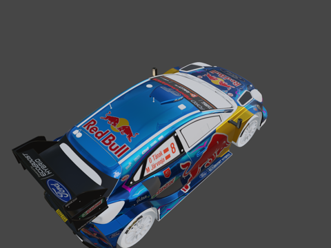  - 福特彪马 Rally1(凯文 (ケビン))3d模型 