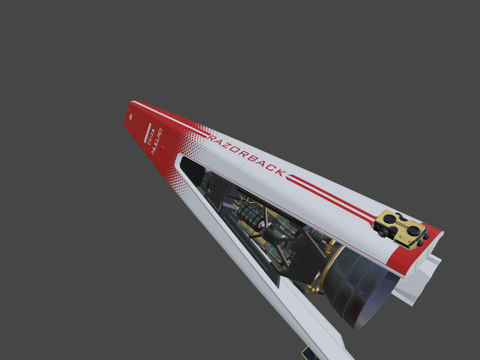  剃刀背 - 广阔之地 [粉丝艺术]3d模型 