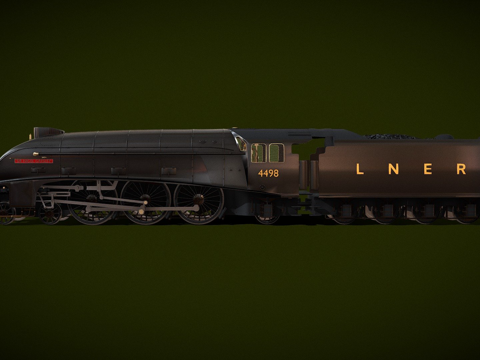  A4级 奈杰尔·格雷斯利爵士 战时黑色涂装3d模型 