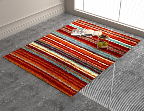  现代地毯3d模型3d模型 