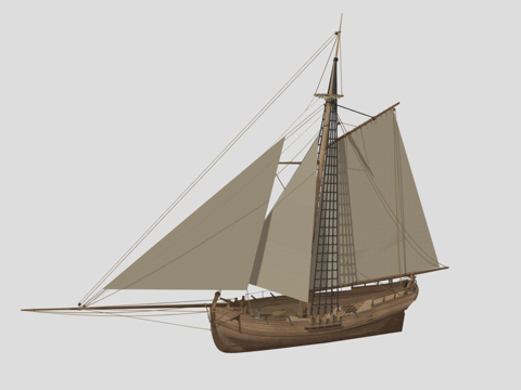  波罗的海快艇，Snapp Opp型3d模型 