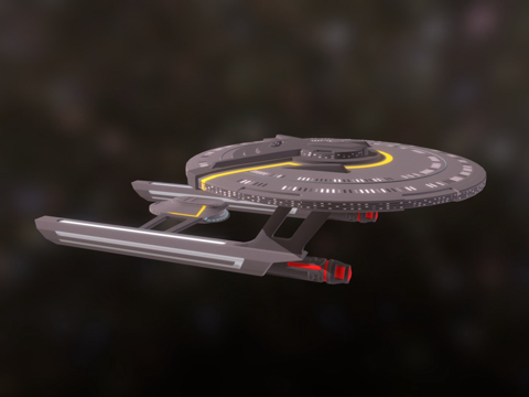  星际迷航USS塞里托斯号-下层甲板3d模型 