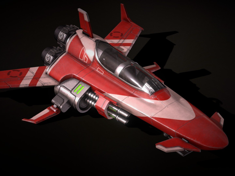  星群战斗机舰3d模型 