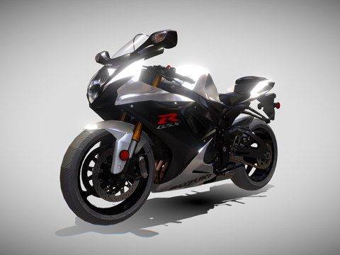  铃木GSXR 7503d模型 