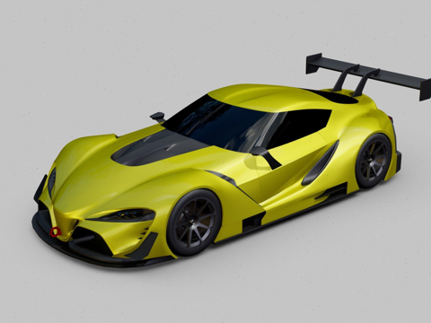  丰田 FT-1 愿景 GT3d模型 