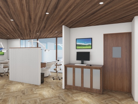  诊所 牙科诊所 口腔医院 手术室3d模型 