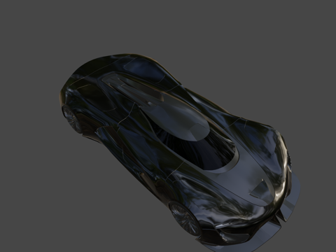  道奇 SRT 战斧3d模型 