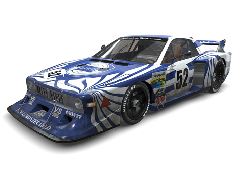  蓝旗亚贝塔蒙特卡洛涡轮组5 1980年款3d模型 