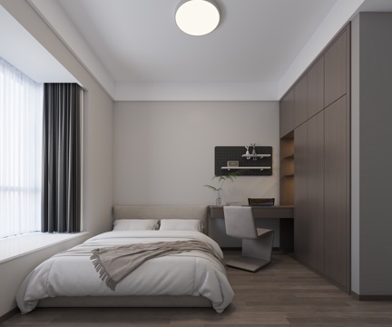  客房 次卧3d模型 