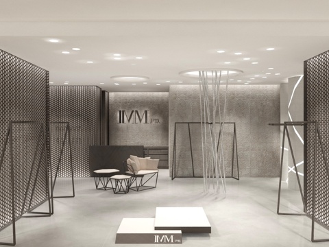 高档男装女装服装店 最新全套 效果图 施工图设计cad施工图