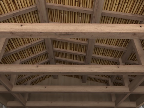  现代天花3d模型 