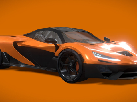  迈凯伦 W13d模型 