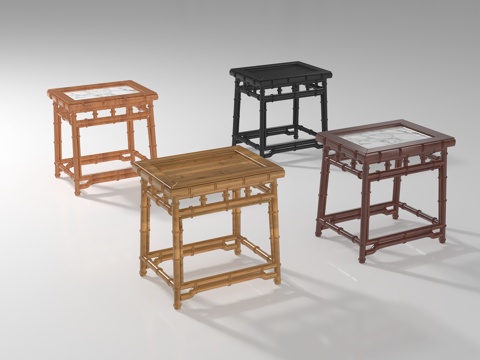  现代凳子3d模型 