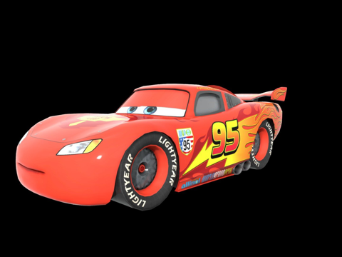  闪电麦昆 (WGP 定制版)3d模型 