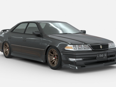  丰田 JZX100 Mark II 旅行车 V3d模型 