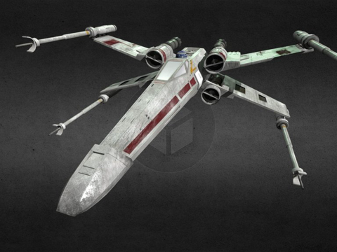  X翼-作者格雷塔·帕斯托里诺3d模型 