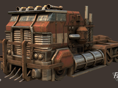  F4NV牵引单元3d模型 