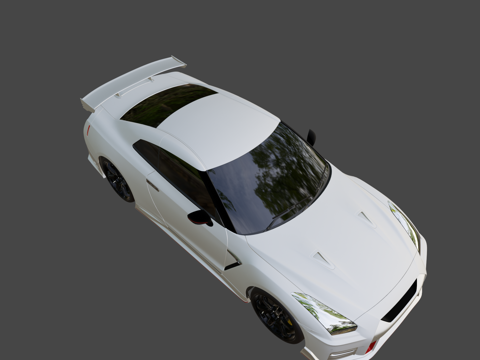  日产天际线 R35 GTR NISMO3d模型 