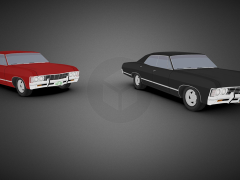  雪佛兰 黑斑羚3d模型 