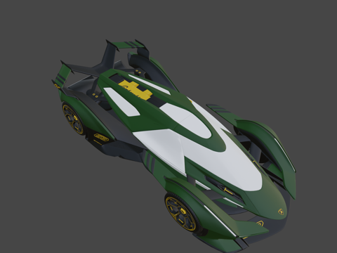  兰博基尼V12 Vision Gran Turismo 203d模型 