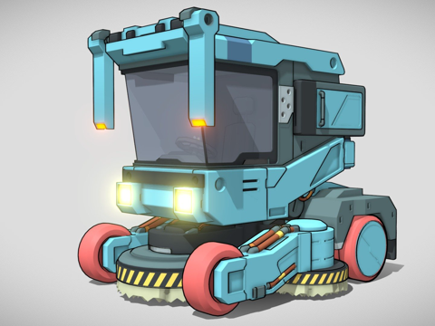  市政_925蓝色（粉丝艺术）3d模型 