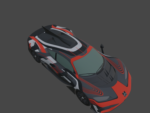  年 - 梅赛德斯-AMG 一号项目（凯文）3d模型 