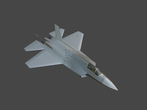  土耳其航空航天 KAAN3d模型 