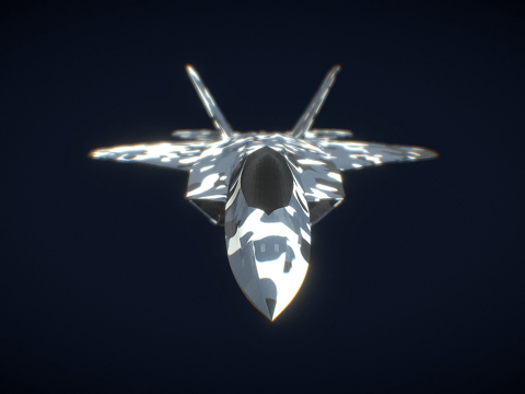  F22 猛禽3d模型 