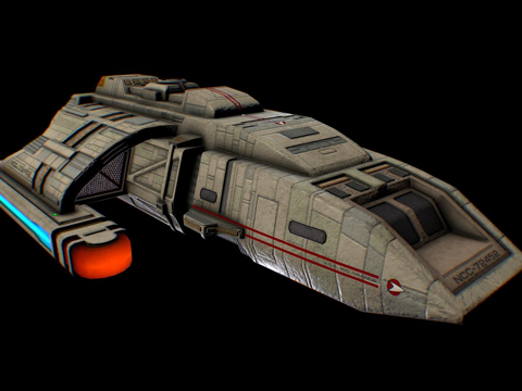  星际迷航 - 多瑙河级3d模型 