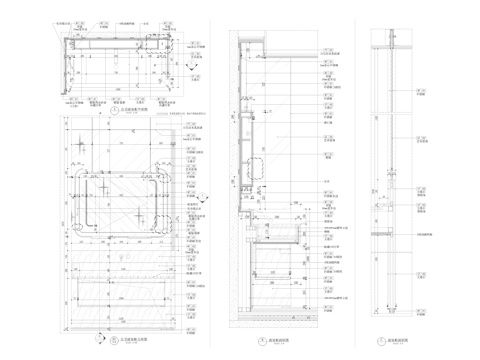 样板间浴室柜节点cad施工图