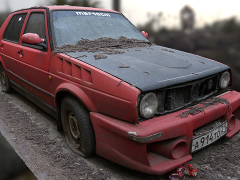  大众高尔夫 Mk23d模型 