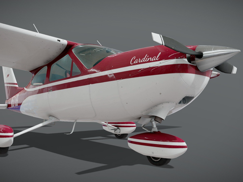  塞斯纳 177 红衣主教3d模型 
