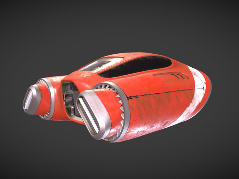  宇宙飞船3d模型 