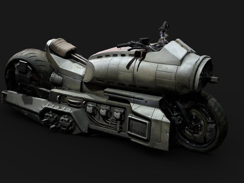  喷气摩托车3d模型 