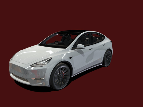 特斯拉Model Y 20223d模型 