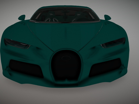  布加迪凯龙最后单元3d模型 