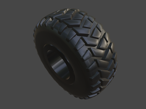  全地形车轮 SDC3d模型 