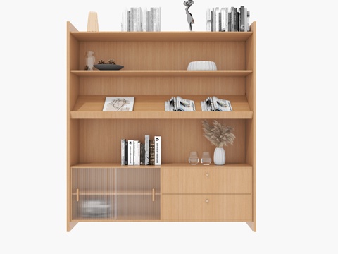  现代餐边柜3d模型 