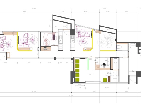 诊所 牙科诊所 口腔医院 手术室cad施工图