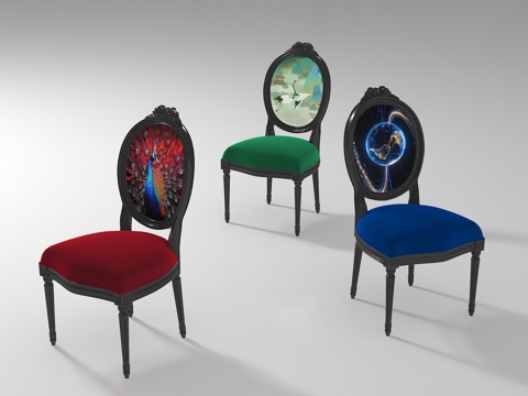  现代椅子3d模型 