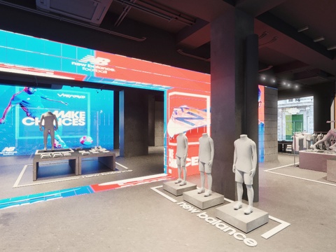 运动男装女装服装店 最新全套 效果图 施工图设计cad施工图