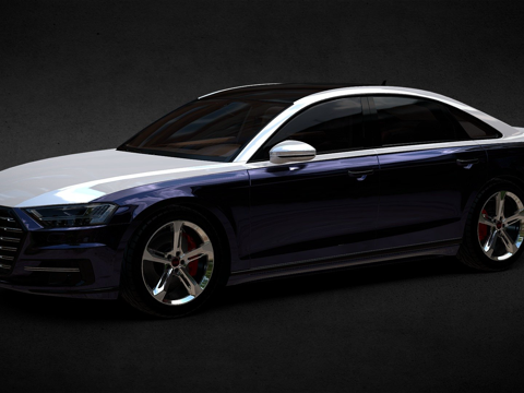  奥迪 A8 定制 20183d模型 