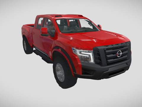  尼桑四驱3d模型 