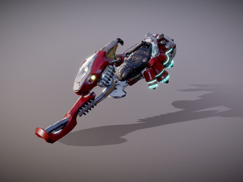  六月虫（科幻摩托车）3d模型 